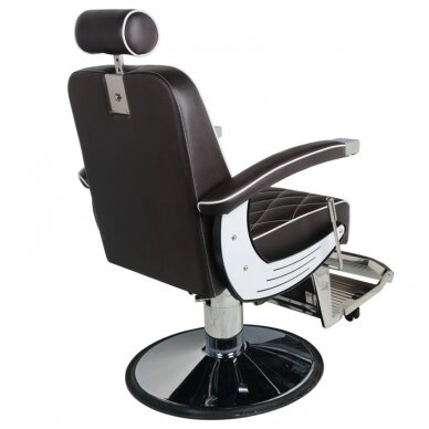 Hairdressing Barber Chair Gabbiano Imperial Brown 4