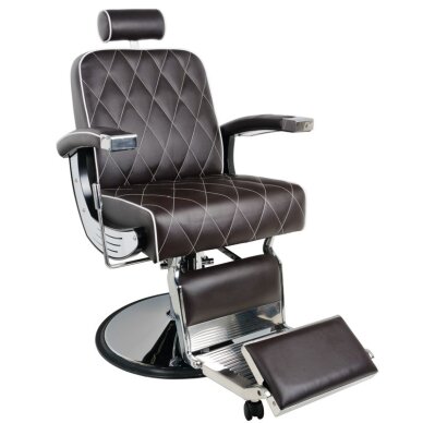 Friseurstuhl Barber Chair Gabbiano Imperial Brown