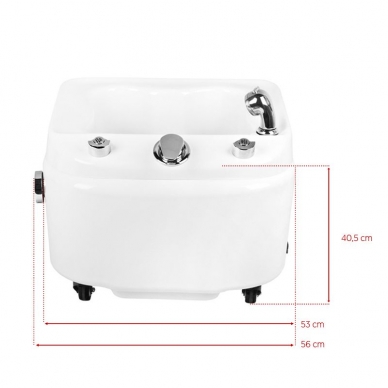 Pedikiūro vonelė SHOWER FOR PEDICURE WITH HYDROMASSAGE 7