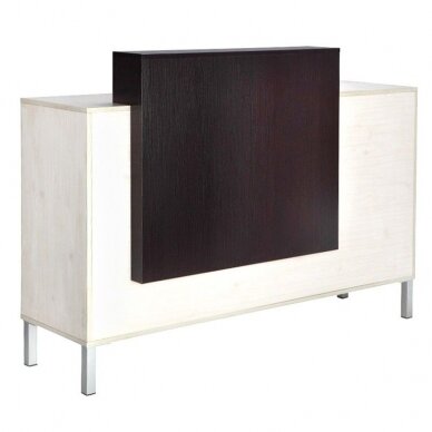 Vastuvõtulaud GABBIANO RECEPTION DESK LUXURY WHITE BROWN 2