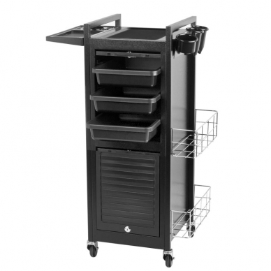 Friseurwagen GABBIANO HAIRDRESSER HELPER DELUXE BLACK 4