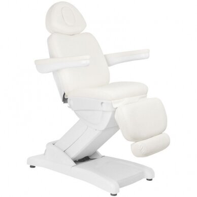 Kosmetoloģijas krēsls AZZURRO 871 ELECTRIC 4 MOTOR WHITE