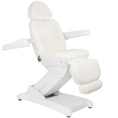 Kosmetoloģijas krēsls AZZURRO 871 ELECTRIC 4 MOTOR WHITE 1