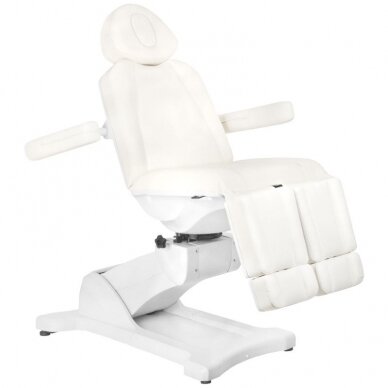 Kosmetoloģijas krēsls AZZURRO 869A PEDI ELECTRIC 5 MOTOR WHITE 2
