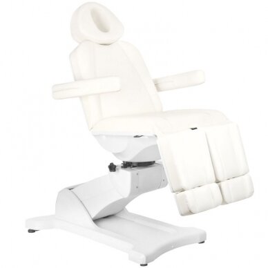Cosmetology chair AZZURRO 869A PEDI ELECTRIC 5 MOTOR WHITE 5