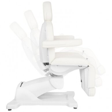 Cosmetology chair AZZURRO 869A PEDI ELECTRIC 5 MOTOR WHITE 11