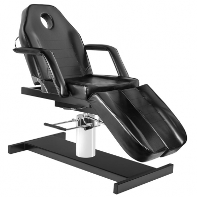 Kosmetoloģijas krēsls HYDRAULIC PEDI BLACK 1