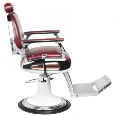 Kirpyklos kėdė Barber Chair Gabbiano Moto Style Bordo 1