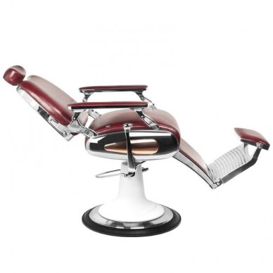Kirpyklos kėdė Barber Chair Gabbiano Moto Style Bordo 2