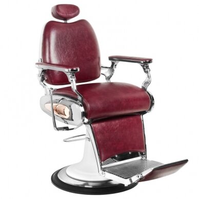 Friseurstuhl Barber Chair Gabbiano Moto Style Bordo