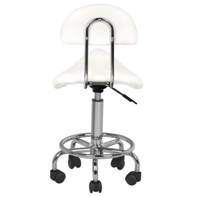 Kosmetoloģijas taburete STOOL BEAUTY 3 WHITE (Produkts ar bojātu iepakojumu) 3