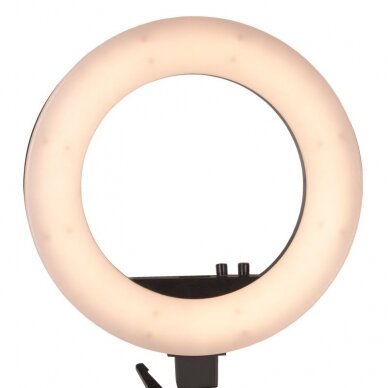 Kosmetologie LED Schminklampe mit Ständer RING LIGHT 18" 48W BLACK 4