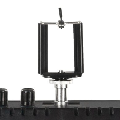 Kosmetologinė LED lempa makiažui su stovu RING LIGHT 18" 48W BLACK 6 Kosmetologinė LED lempa makiažui su stovu RING LIGHT 18" 48W BLACK 6