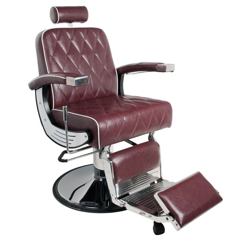 Fotel barberski Barber Chair Gabbiano Imperial Bordo Fotel barberski Barber Chair Gabbiano Imperial Bordo