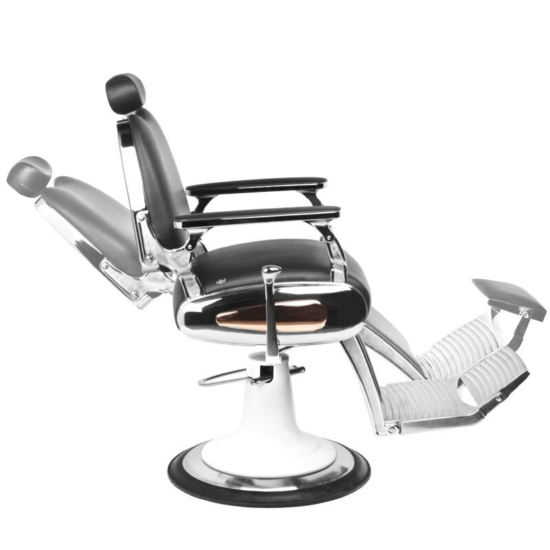 Fotel barberski Barber Chair Gabbiano Moto Style Black 3