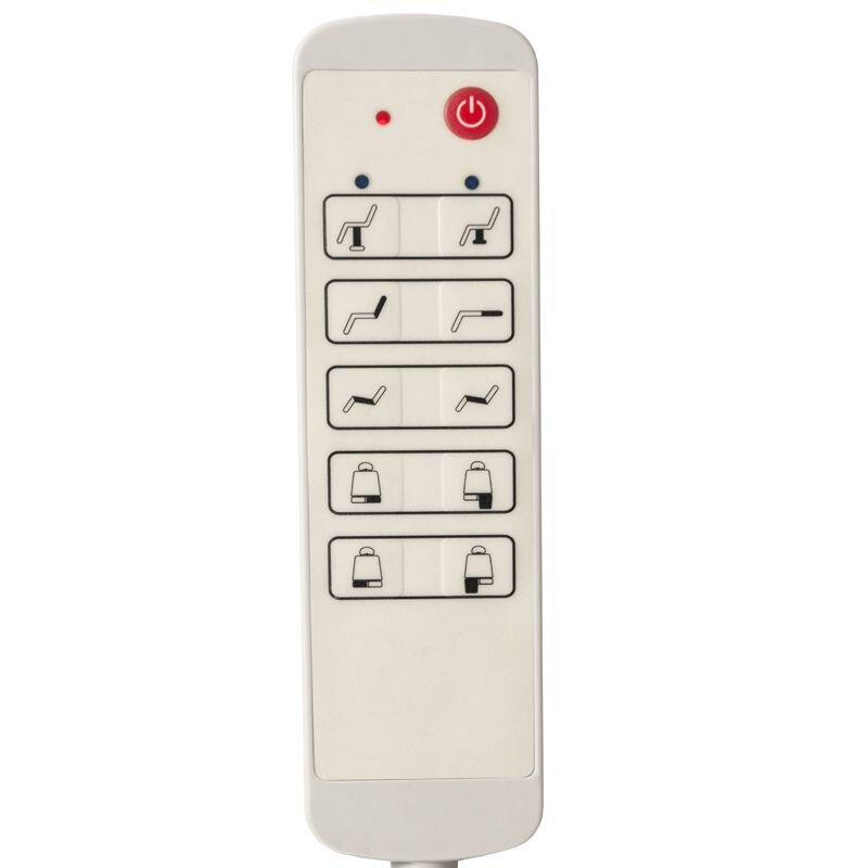 Kosmetologin tuoli AZZURRO 869A PEDI ELECTRIC 5 MOTOR WHITE 9