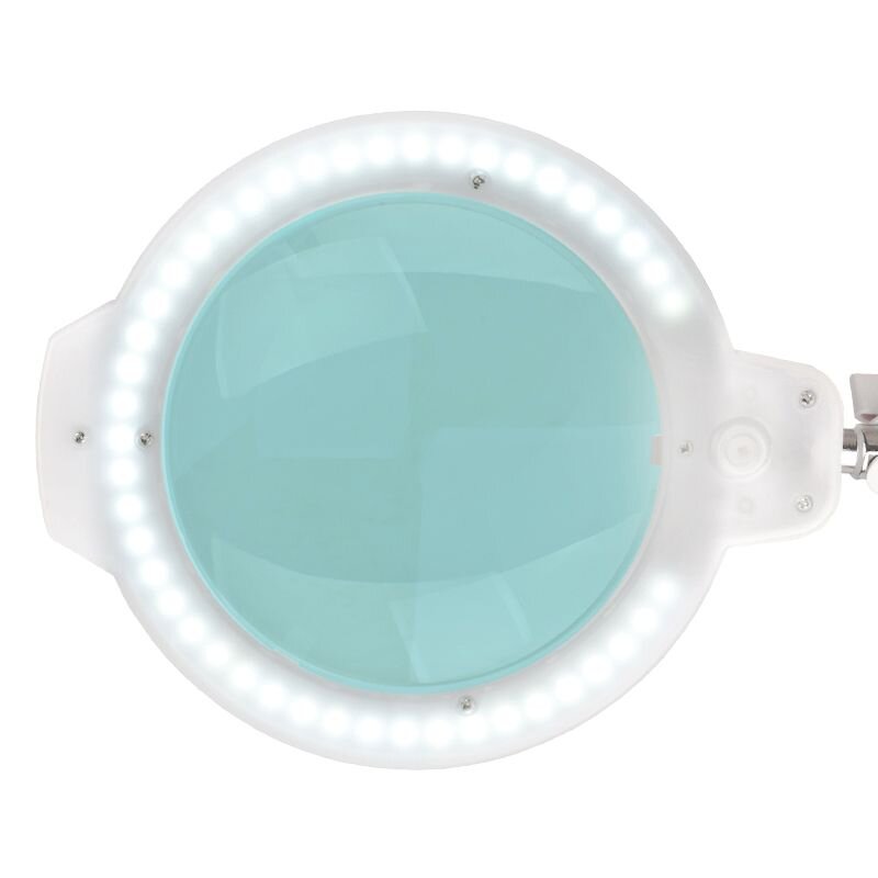 Kosmetologinė lempa LED su lupa GLOW 5D 8W WHITE 4 Kosmetologinė lempa LED su lupa GLOW 5D 8W WHITE 4