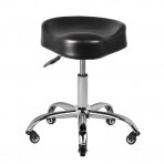 Beautician stool GABBIANO HAIRDRESSER CHAIR BLACK