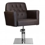 Hairdressing chair GABBIANO HAIRDRESSING CHAIR HAMBURG BROWN