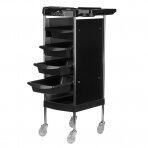 Hairdressing trolley GABBIANO HAIRDRESSER HELPER 2 BLACK