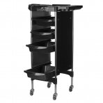 Hairdressing trolley GABBIANO HAIRDRESSER HELPER 4 BLACK