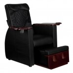 Fotel do pedicure z funkcją masażu ramion Fotel SPA Azzurro 101 Black