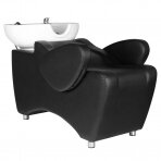 Hairdressing salon sink HAIR SYSTEM HAIRWASHER BLACK