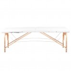 Sulankstomas masažo stalas WOOD COMFORT 2 WHITE