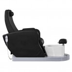 Pedicure chair with foot bath FOTEL SPA AZZURRO 016 BLACK