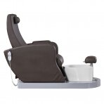 Pedicure chair with foot bath FOTEL SPA AZZURRO 016 BROWN