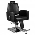 Frizieru krēsls HAIR SYSTEM BARBER CHAIR SM184 BLACK