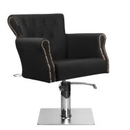 Fotel fryzjerski HAIRDRESSING CHAIR VALHALA BERLIN BLACK Fotel fryzjerski HAIRDRESSING CHAIR VALHALA BERLIN BLACK