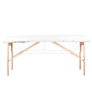 Foldable massage table Balance 2 Wood White