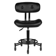 Табурет косметолога GABBIANO HAIRDRESSER STOOL FLORENCE BLACK