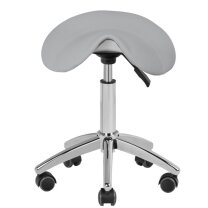Табурет косметолога STOOL BEAUTY ROUND GREY Табурет косметолога STOOL BEAUTY ROUND GREY