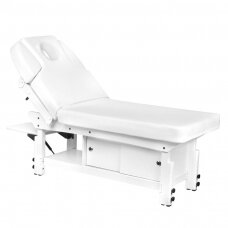 Elektrinis masažo stalas AZZURRO COSMETIC BED 1 MOTOR WHITE