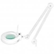 Kosmetoloogia LED-lamp koos luubiga 5D 2W WHITE (lauale paigaldatav)