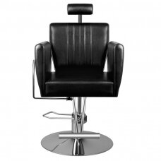 Frizieru krēsls HAIR SYSTEM HAIRDRESSING CHAIR 0-179 BLACK