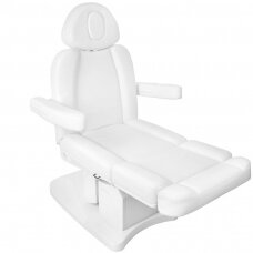 Cosmetology chair AZZURRO 708A ELECTRIC 4 MOTOR WHITE HEATED