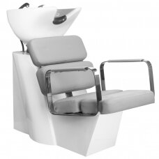 Kirpyklos plautuvė GABBIANO PROFESSIONAL HAIRWASHER PORTO MULTIPLA GREY SEAT