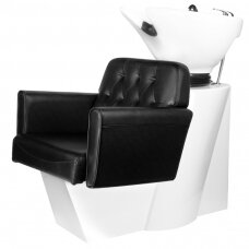 Kirpyklos plautuvė GABBIANO PROFESSIONAL HAIRWASHER HAMBURG HOLIDAYS BLACK