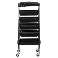 Wózek fryzjerski GABBIANO HAIRDRESSER HELPER 7 BLACK