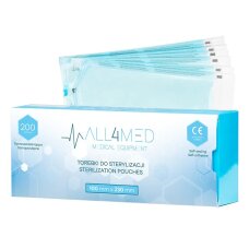 All4med sterilointipussit autoklaaviin 100 mm x 230 mm 200 kpl