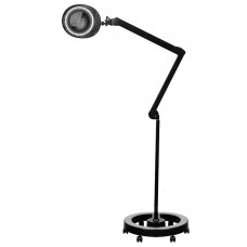 Kosmetoloogia LED-lamp koos luubi ja statiiviga ELEGANTE 60LED 5D 6W BLACK