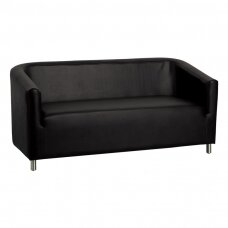 Dīvāns uzgaidāmajā telpā GABBIANO SOFA FOR WAITING ROOM BLACK