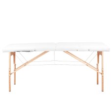 Foldable massage table Balance 2 Wood White