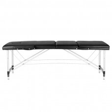 Folding massage table ALU COMFORT 3 BLACK
