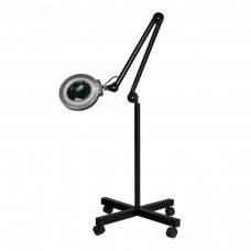 Cosmetology lamp with magnifier and stand S4 5D 22W BLACK