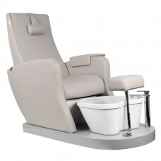 Педикюрное кресло с ванночкой для ног FOTEL SPA AZZURRO 016 GREY