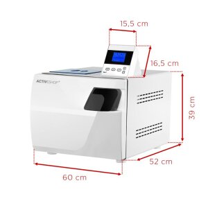 Medicininis autoklavas Lafomed Compact Line LFSS12AC 12 l, 1,95 kW, B klasė 9